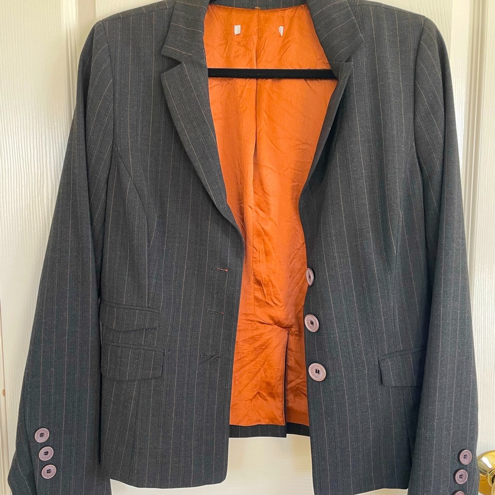 Pinstripe blazer